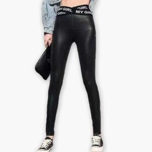 Belted Black Legging