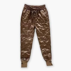 Down Brown Winter Pants