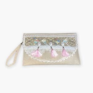 Glitter Boho Clutch