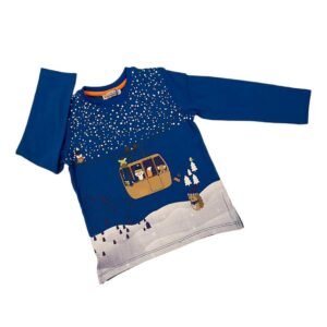 Let It Snow Blue Sweater