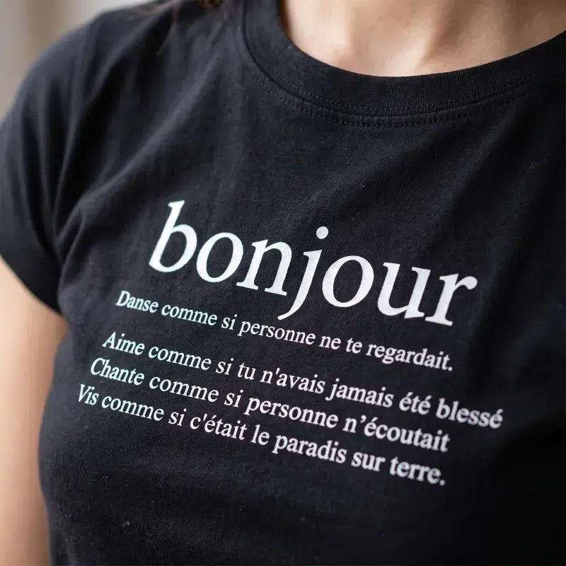 Bonjour Crop Top