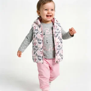 Baby Girl Pink Gray set