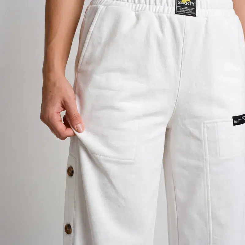 White Cotton Pants