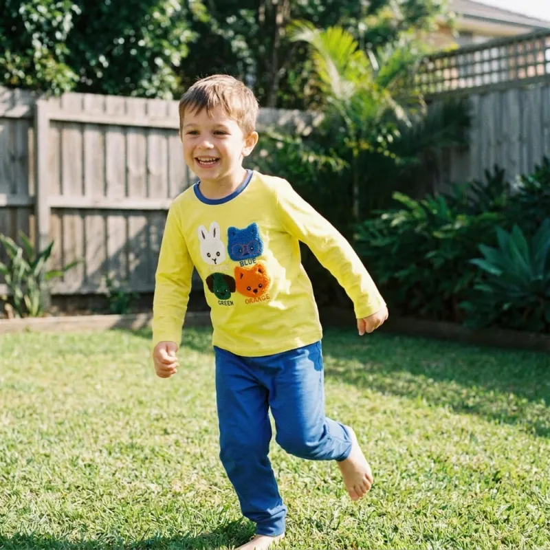 Yellow and Blue Bear Pyjamas
