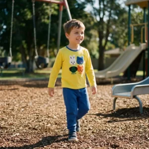 Yellow and Blue Bear Pyjamas