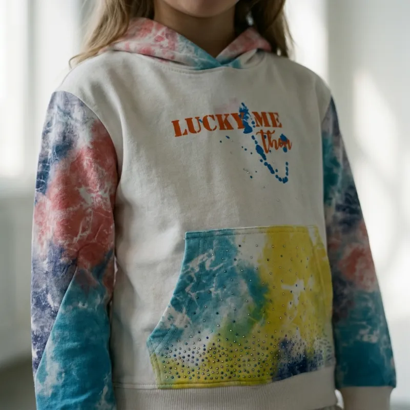 Lucky Me Dye Girl Hoodie