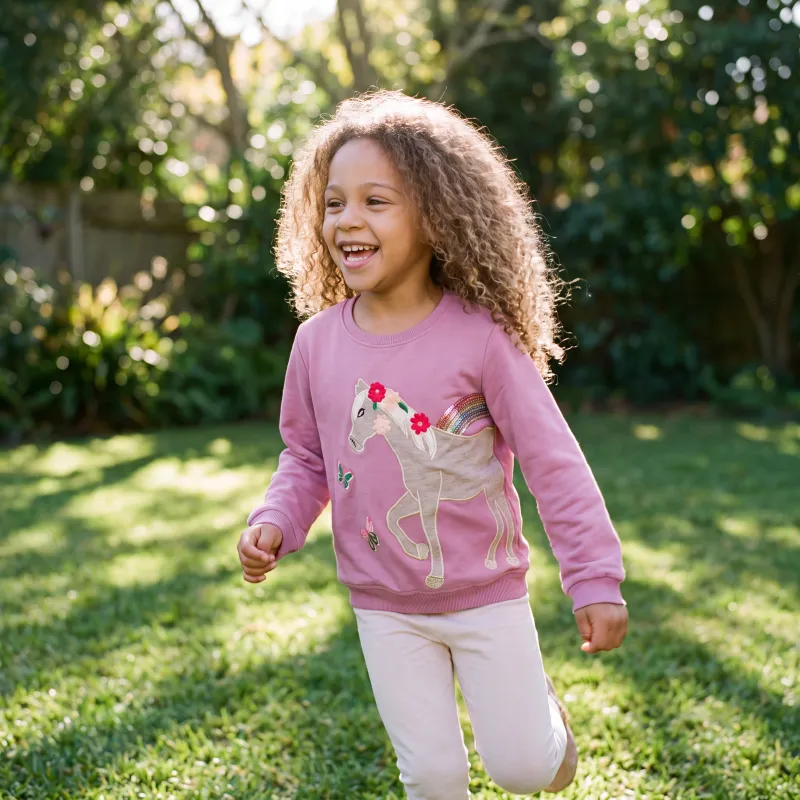 Lila Pony Mini Top