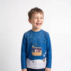 Let It Snow Blue Sweater