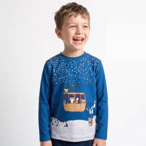Let It Snow Blue Sweater