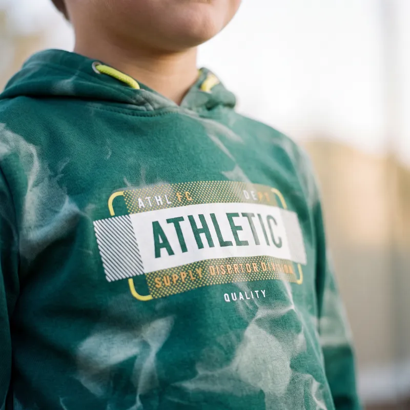 Athletic Green Dye Hoodie