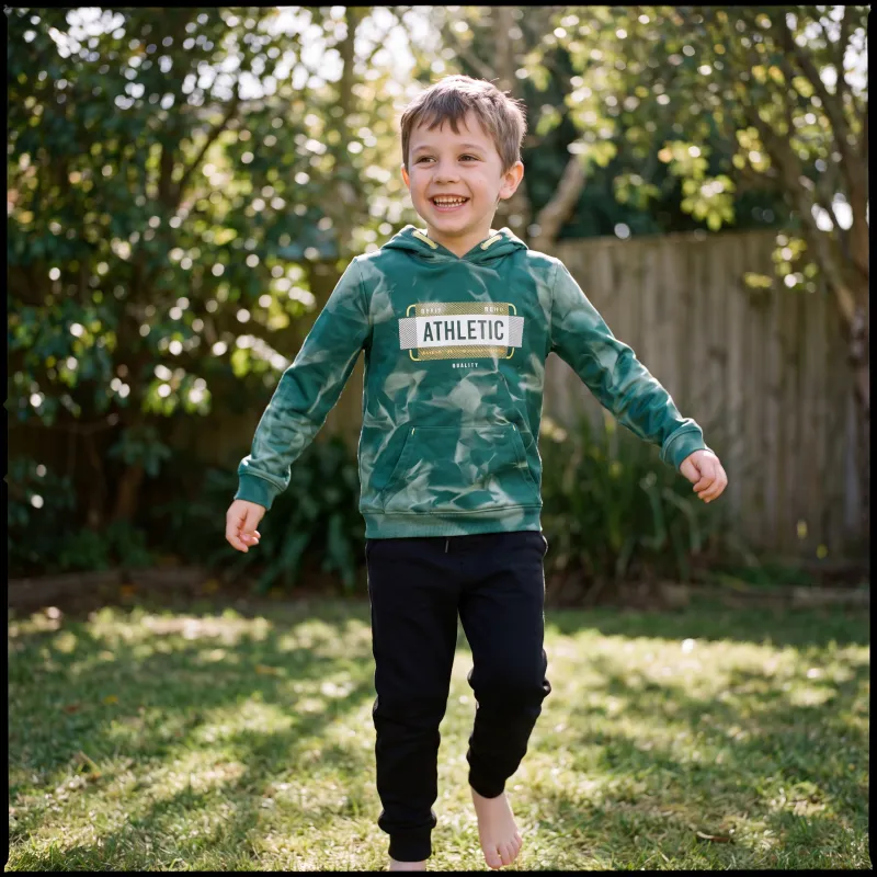 Athletic Green Dye Hoodie
