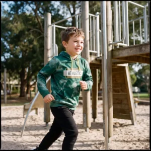 Athletic Green Dye Hoodie