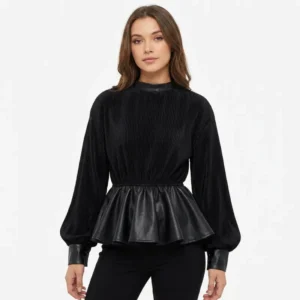 Black Leather Top