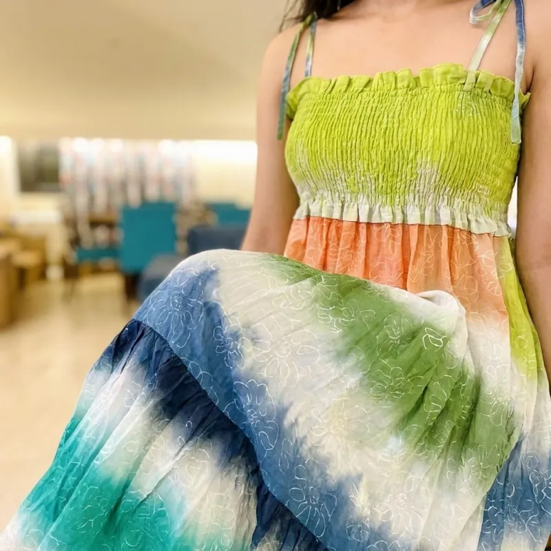 Bohemian Spaghetti Dress