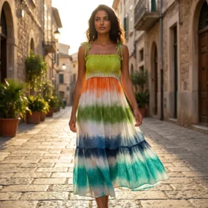 Bohemian Spaghetti Dress