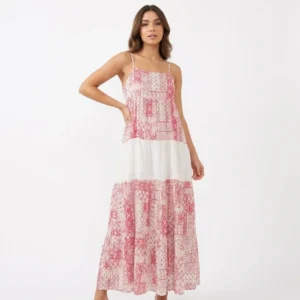 White Red Haven Dress