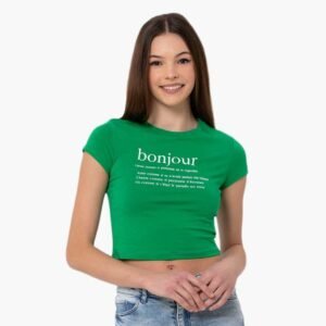 Bonjour Crop Top