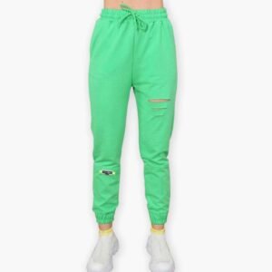 Green Cotton Pants