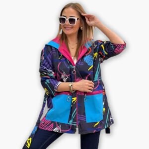 Turquoise Patchwork Jacket