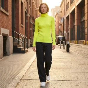 Basic Neon Turtleneck