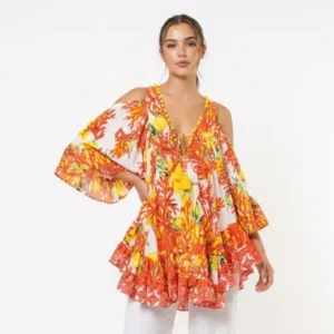 Boho Floral Top