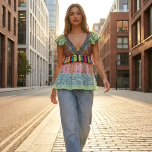 Boho Indian Handmade Top