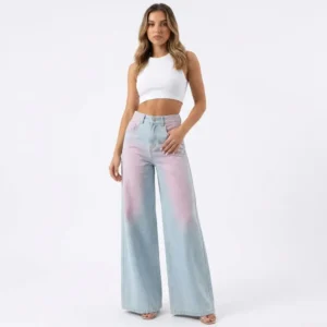 Pinkish Denim Jeans