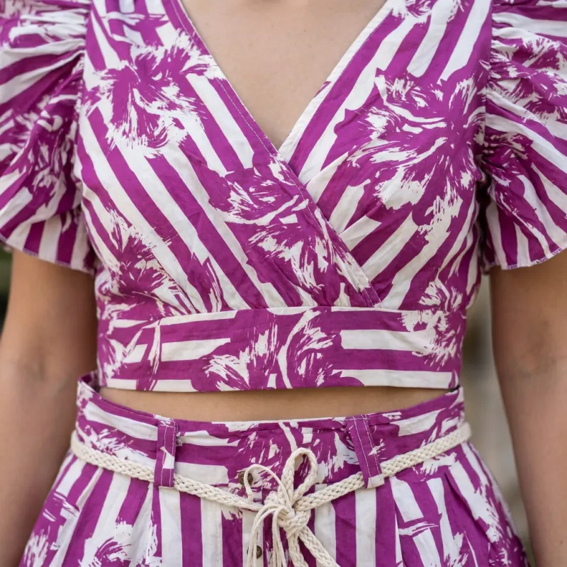Violet Palm Set