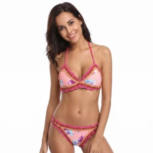 Flower Knitted Swimwear
