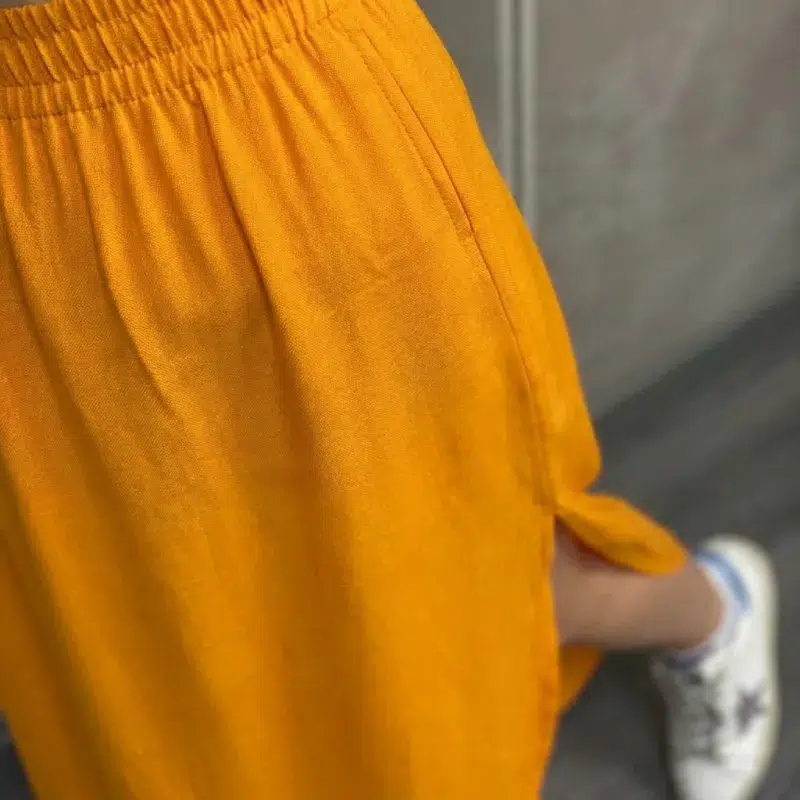 Boho Orange Pants