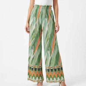Wide Leg Venezian Pants