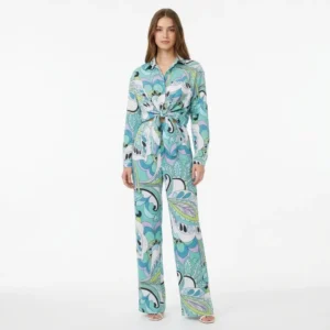Green Print Retro Set