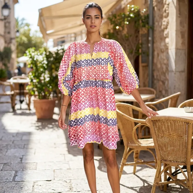 Lantern Colorful Dress