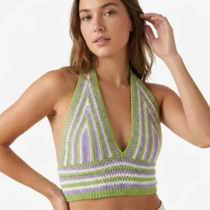 Retro Crochet Crop
