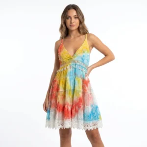 Rainbow Boho Dress