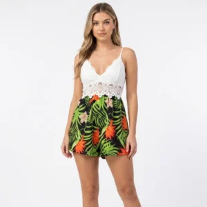 Floral Combishort