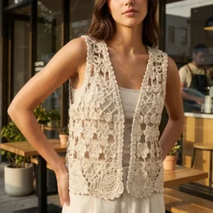 Crocheted Vest