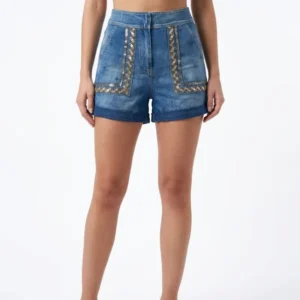 High Waisted Denim Shorts