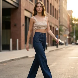 Golden Sand Crop Top