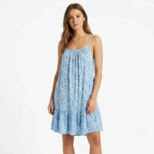 Floral Blue Dress