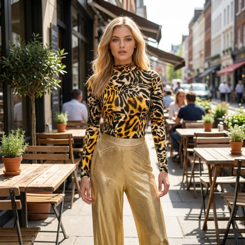 Abstract Tiger Top