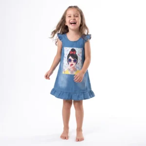 Funky denim dress