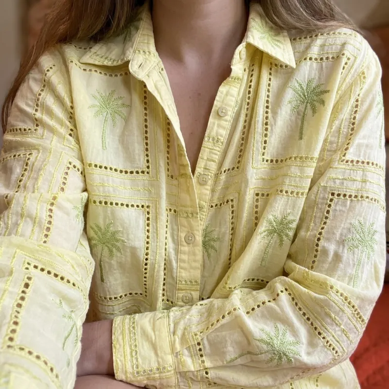 Yellow Palm Shirt