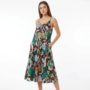 Tropical Wattan Dress