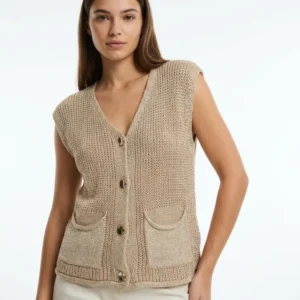 Sparkle Champagne Vest