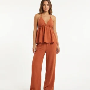 Rust Brick Lounge Set